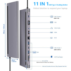 HUB USB C 11 en 1