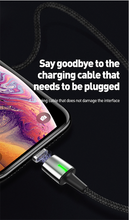 Cargar imagen en el visor de la galería, Cargador magnetico 3 en 1  (micro usb, tipo C, Apple)
