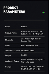 Cargador magnetico 3 en 1  (micro usb, tipo C, Apple)