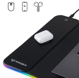 Desk pad con cargador inalámbrico